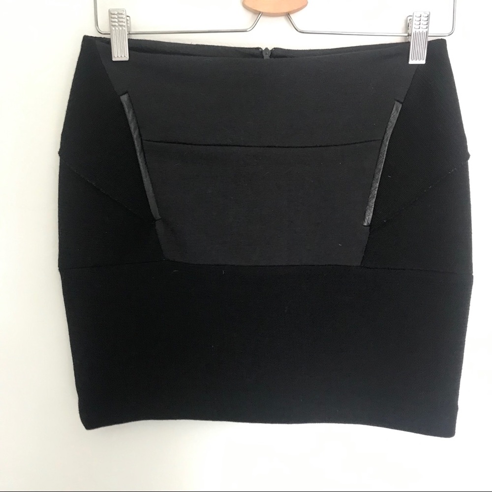 Sandro Fitted Wool Mini Skirt